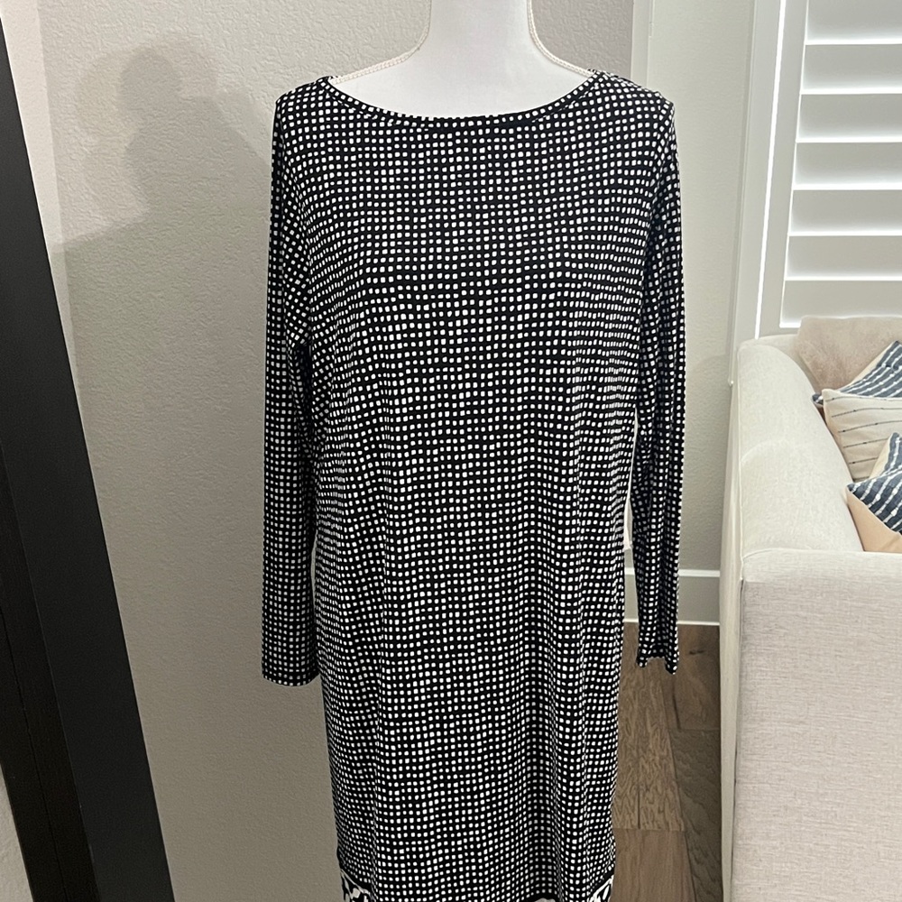 EUC Michael Kors Women’s Dress - 0X - black/tan/white